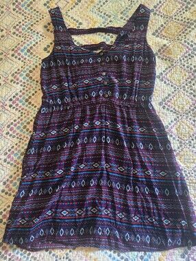 Women's Geometric Forever21 Boho Dress